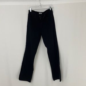 Flying Monkey Side-Slit Wide Leg Black Denim Sz 30